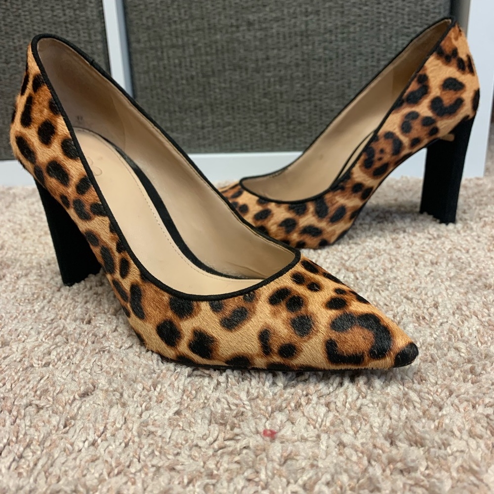 Aldo women’s size 7.5 leopard heel 3” high
